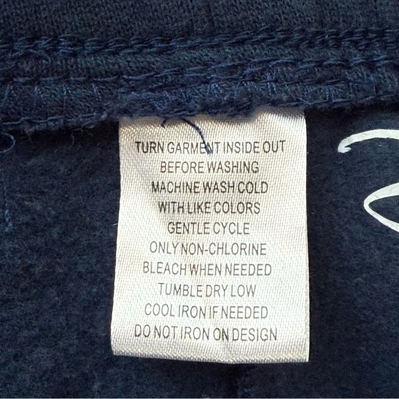 Disney Stitch Ohana Navy Sweatpants Women’s Size Large - Picture 5 of 9